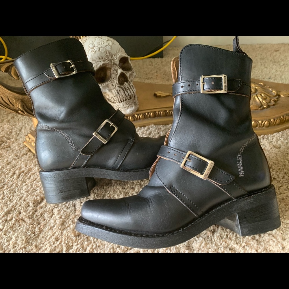 Vintage Harley Davidson boots